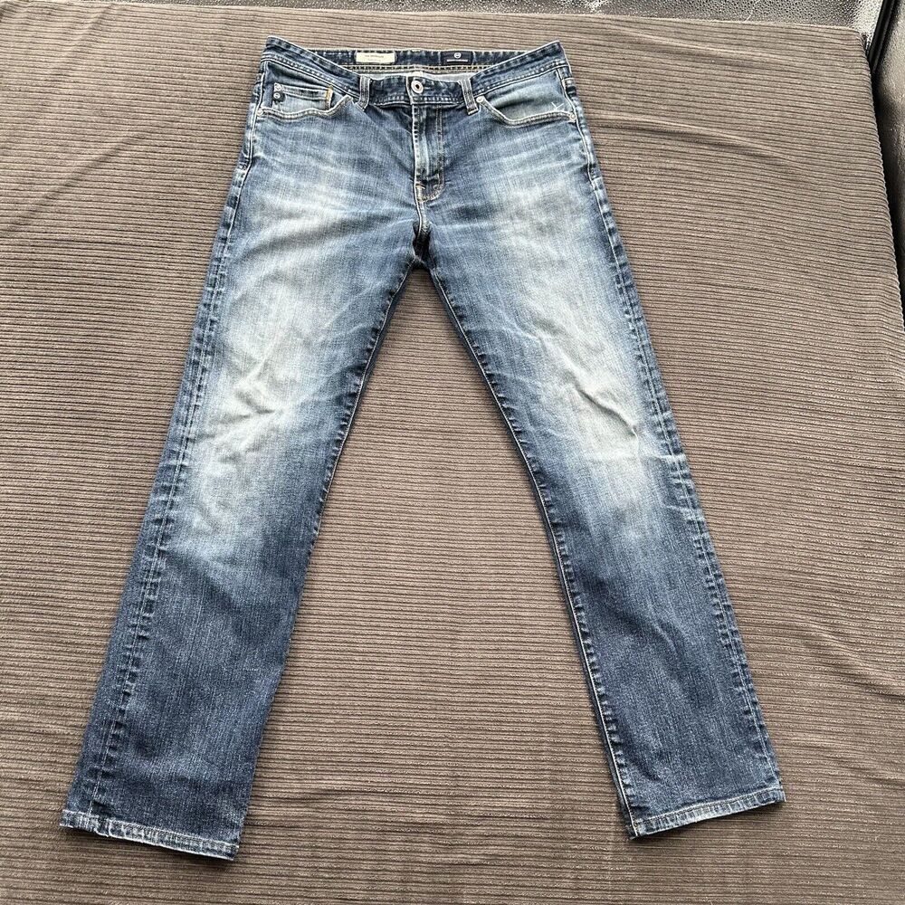 Adriano Goldschimed Jeans Men 32/34 (32/30 Measured) Blue The Graduate Tailored.